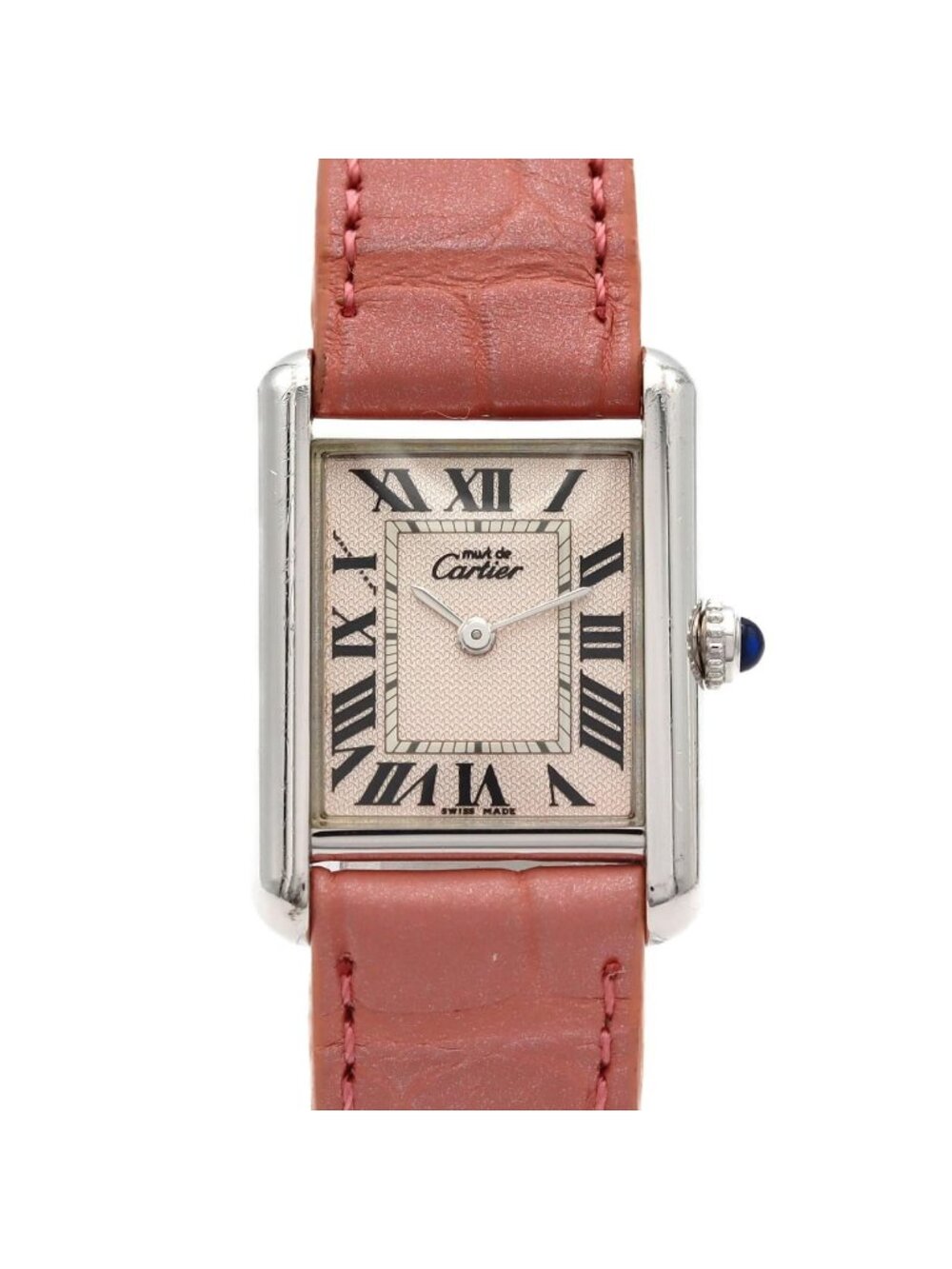 Cartier Must Tank SM Limited Silver Quartz Watch
